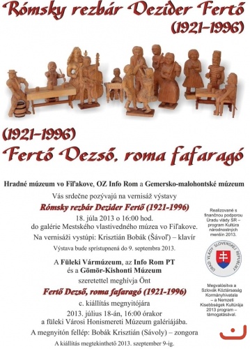 20130718 Rómsky rezbár Dezidert Fertő roma fafaragó_1